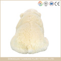 Peluche polaire blanche en peluche